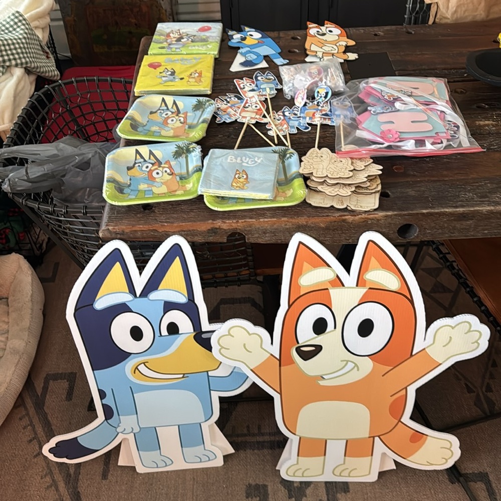 Blueybparty supplies